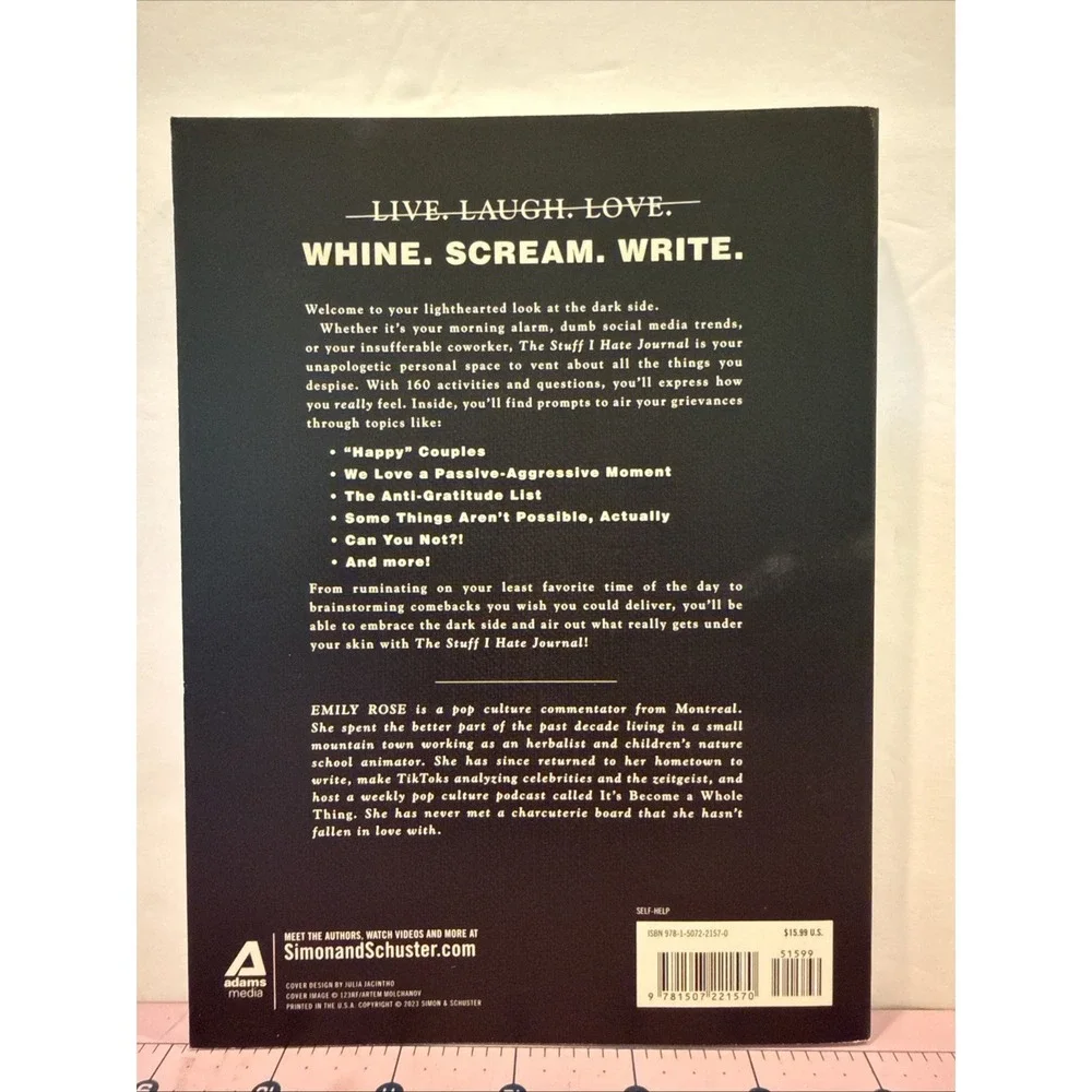 The Stuff I Hate Journal‎ - Brand New